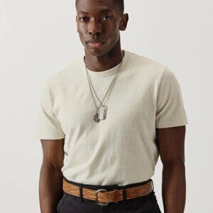 Buck Mason Men’s Yuma Hemp Cotton Classic Tee Shirt Size L